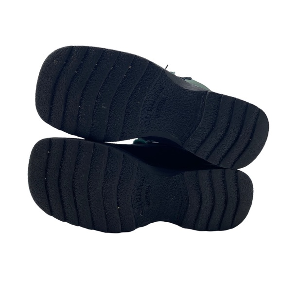 La Canadienne Green Leather Suede Shearling Winter Boot Size 6 - Picture 5 of 9